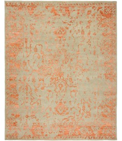 Harounian Mystique Grey Rust MY-7766 9 ft. X 12 ft. Rectangle Rug