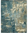 Harounian Rosewood Blue - Beige RO-1275 9 ft. X 12 ft. Rectangle Rug