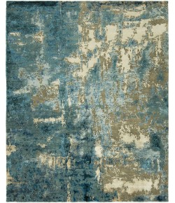 Harounian Rosewood Blue - Beige RO-1275 9 ft. X 12 ft. Rectangle Rug