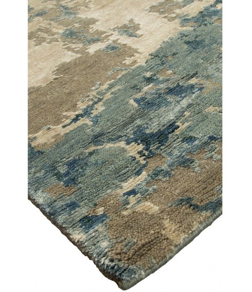 Harounian Rosewood Blue - Beige Rug RO-1275 9'x12' - Rugs Town Harounian Rosewood Blue - Beige RO-1275 9 ft. X 12 ft. Rectangle Rug