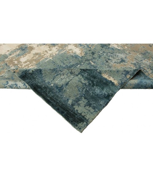 Harounian Rosewood Blue - Beige Rug RO-1275 9'x12' - Rugs Town Harounian Rosewood Blue - Beige RO-1275 9 ft. X 12 ft. Rectangle Rug