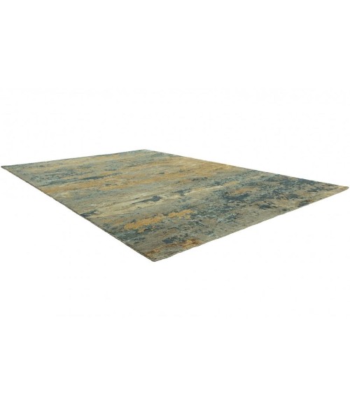 Harounian Rosewood Blue - Gold Rug RO-1427 10'x14' - Rugs Town Harounian Rosewood Blue - Gold RO-1427 10 ft. X 14 ft. Rectangle Rug