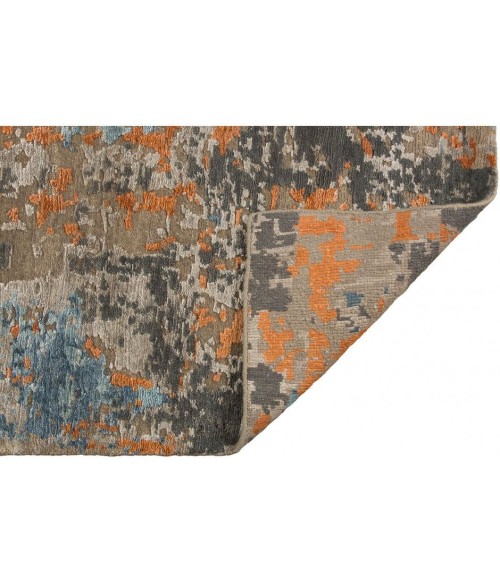 Harounian Rosewood Grey - Rust Rug RO-1429 6'x9' - Rugs Town Harounian Rosewood Grey - Rust RO-1429 6 ft. X 9 ft. Rectangle Rug