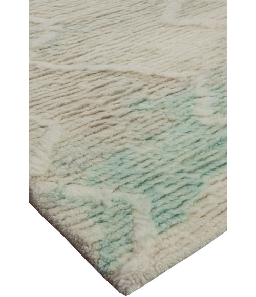 Harounian Serenity Eggshell - Seafoam SE-08 8 ft. X 10 ft. Rectangle Rug