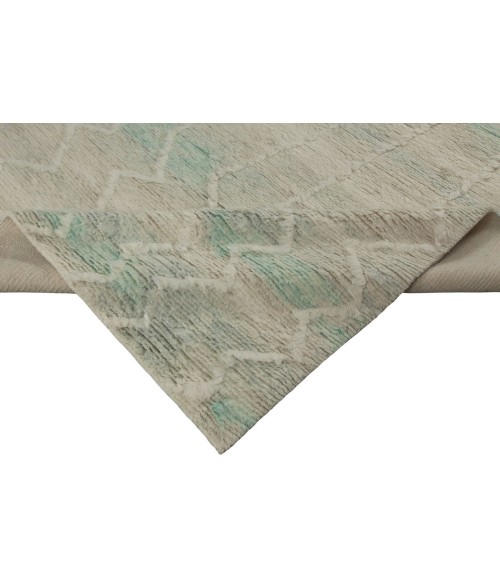 Harounian Serenity Eggshell - Seafoam SE-08 8 ft. X 10 ft. Rectangle Rug