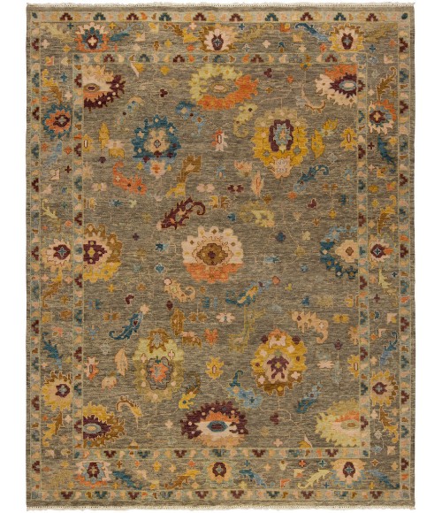Harounian Splendid Brown - Mutli INA002 8 ft. X 10 ft. Rectangle Rug