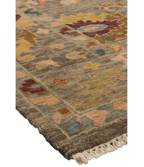 Harounian Splendid Brown - Mutli INA002 8 ft. X 10 ft. Rectangle Rug