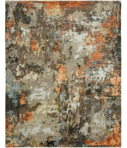 Harounian Expressions EX1 Copper Area Rug 10'0 X 14'0 Rectangular