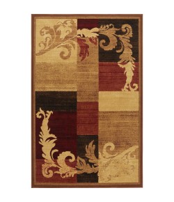 Home Dynamix Catalina Pierre Brown-Red Area Rug 7 ft. 10 X 10 ft. 2 Rectangle
