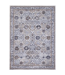 Home Dynamix Kenmare Celeste Gray-Yellow Area Rug 7 ft. 9 X 10 ft. 2 Rectangle