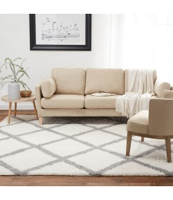 Home Dynamix Carmela Tali Ivory-Grey Area Rug 20 in. X 31 in. Rectangle