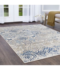 Home Dynamix Melrose Audrey Ivory Blue Area Rug 7 ft. 10 in. X 10 ft. 2 in. Rectangle