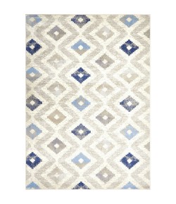 Home Dynamix Melrose Maritza Ivory Blue Area Rug 7 ft. 10 in. X 10 ft. 2 in. Rectangle