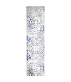 Home Dynamix Melrose Audrey Ivory Blue Area Rug 1 ft. 6 in. X 2 ft. 6 in. Rectangle