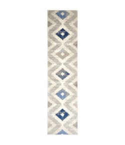 Home Dynamix Melrose Maritza Ivory Blue Area Rug 1 ft. 6 in. X 2 ft. 6 in. Rectangle