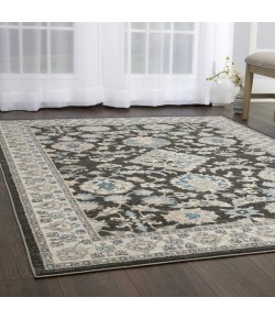 Home Dynamix Riviera Cruz Anthracite Ivory Area Rug 7 ft. 10 in. X 10 ft. 2 in. Rectangle