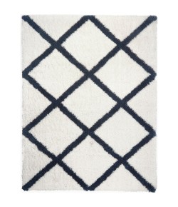 Home Dynamix Carmela Tali Ivory-Navy Area Rug 3 ft. 9 in. X 5 ft. 9 in. Rectangle