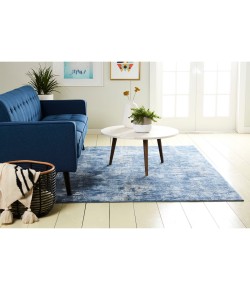 Home Dynamix Melrose Lorenzo Blue Area Rug 6 ft. 6 in. X 9 ft. 6 in. Rectangle