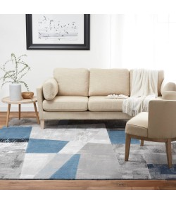 Home Dynamix Catalina Bismark Gray-Blue Area Rug 7 ft. 10 in. X 10 ft. 2 in. Rectangle