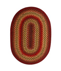 Homespice Decor Jute Braided 503121 Area Rug 4 X 6 ft. Oval