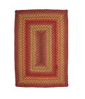 Homespice Jute Braided Red Rug