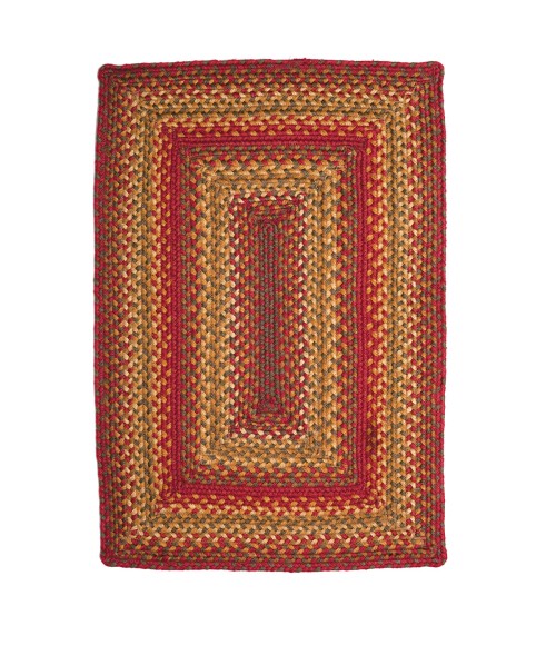 Homespice Jute Braided Red Rug