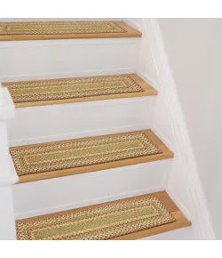 Homespice Decor Jute Braided Accessories Azalea Multi 240145PS 8 in. X 28 in. Set of 13 Rect Rug