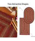 Home Spice Jute Braided Rug Red Rug 514677 5 ft. X 8 ft. Rect - Rugs Town Home Spice Jute Braided Rug Red 514677 5 ft. X 8 ft. Rect Rug