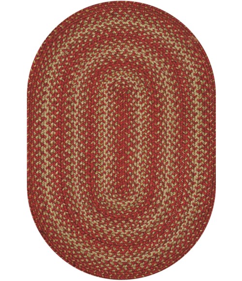 Home Spice Jute Braided Rug Red Rug 501677 20 in. X 30 in. Oval - Rugs Town Home Spice Jute Braided Rug Red 501677 20 in. X 30 in. Oval Rug