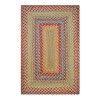 Homespice Decor Jute Braided Azalea Multi 511140 20 in. X 30 in. Rect Rug
