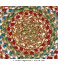 Home Spice Jute Braided Accessories Multi Rug 240021PS 8 in. Set of 3 Round - Rugs Town Home Spice Jute Braided Accessories Multi 240021PS 8 in. Set of 3 Round Rug