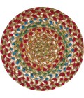 Home Spice Jute Braided Accessories Multi Rug 240021PS 8 in. Set of 3 Round - Rugs Town Home Spice Jute Braided Accessories Multi 240021PS 8 in. Set of 3 Round Rug