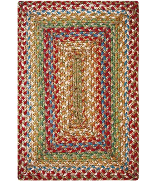 Homespice Decor Jute Braided Accessories Azalea Multi 240069PS 13 in. X 19 in. Set of 4 Rect Rug