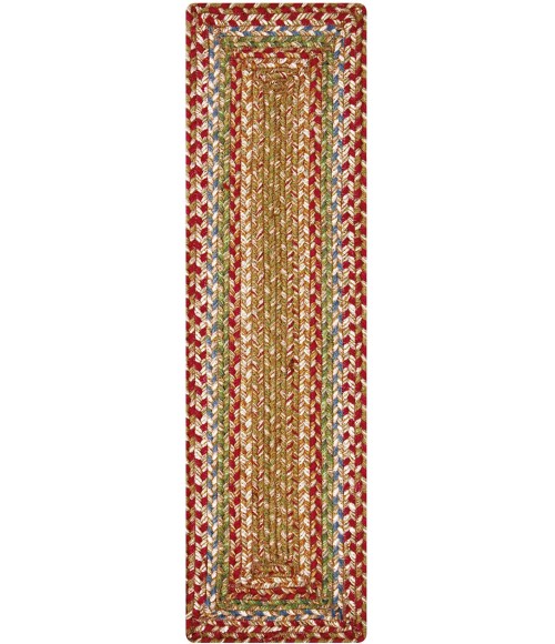 Homespice Decor Jute Braided Accessories Azalea Multi 240145PS 8 in. X 28 in. Set of 13 Rect Rug