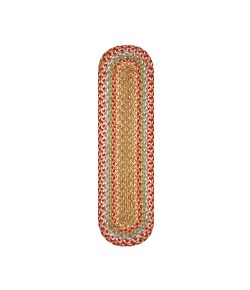Homespice Decor Jute Braided 571144 Area Rug 11 in. X 36 in. Oval