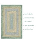 COTTON BRAIDED RUG Homespice Cotton Braided Blue Rug