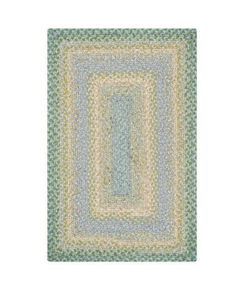 COTTON BRAIDED RUG Homespice Cotton Braided Blue Rug