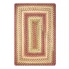 Homespice Decor Ultra Durable Braided Barcelona Red 310156 27 in. X 45 in. Rect Rug
