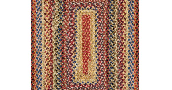 Cornbread Rug Homespice Cotton Braided Brown Rug 410245 27X45 Rect - Rugs Town