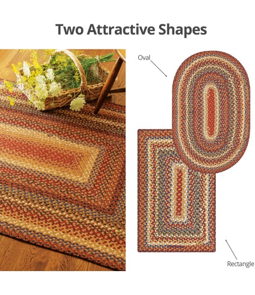 Homespice Decor Rug Sale. Biscotti Cotton Braided Rug