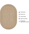 Homespice Decor Rug Sale. Biscuit Ultra Durable Braided Rug