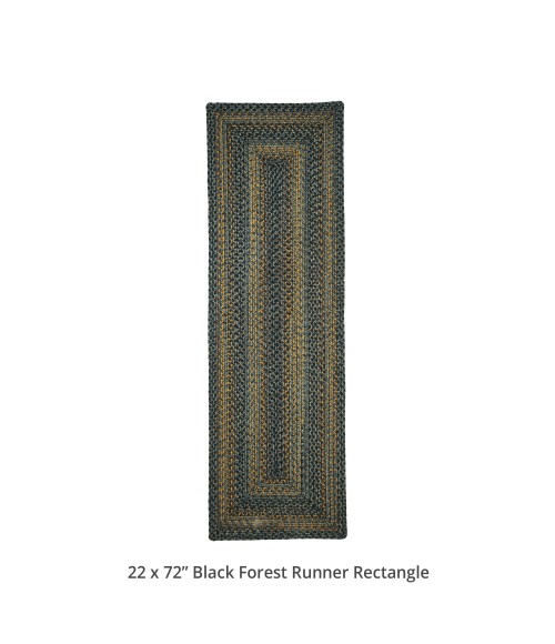 ULTRA DURABLE BRAIDED RUG Homespice Decor Rug Sale. Black Forest Ultra Durable Braided Rug