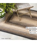 ULTRA DURABLE BRAIDED RUG Homespice Decor Rug Sale. Black Mist Ultra Durable Braided Rug