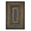 Homespice Decor Ultra Durable Braided Black Forest Black 310026 27 in. X 45 in. Rect Rug