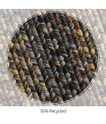 ULTRA DURABLE BRAIDED RUG Homespice Ultra Durable Braided Black Rug