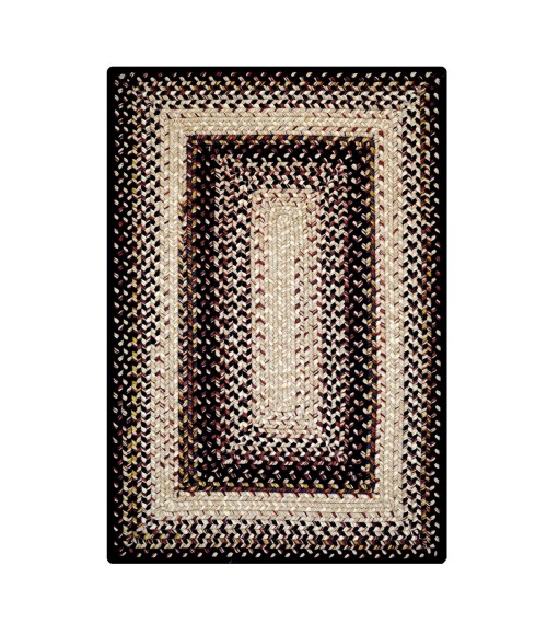 Homespice Ultra Durable Braided Black Rug