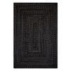 Homespice Decor Ultra Durable Braided Black 310576 27 in. X 45 in. Rect Rug
