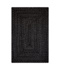 Homespice Ultra Durable Braided Black Rug