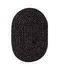 ULTRA DURABLE BRAIDED RUG Homespice Ultra Durable Braided Black Rug