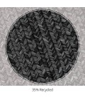 Homespice Ultra Durable Braided Black Rug